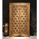 Indian Hand Carved Solid Wooden Cupboard Wardrobe D30